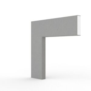 Cornice in polistirolo resinato 122 - moderno - larghezza 12cm