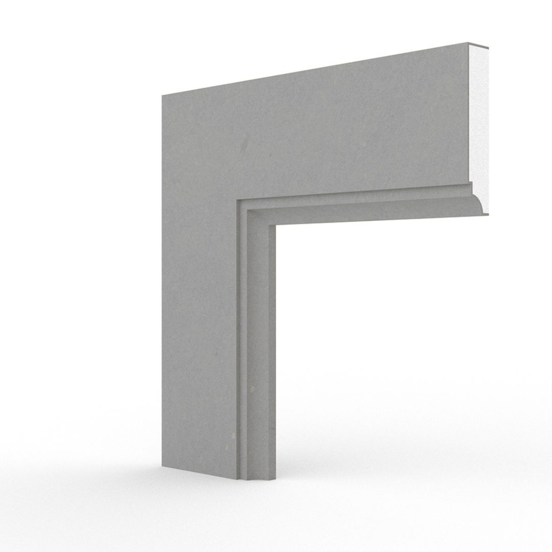 Cornice in polistirolo resinato 153 - moderno - larghezza 15cm