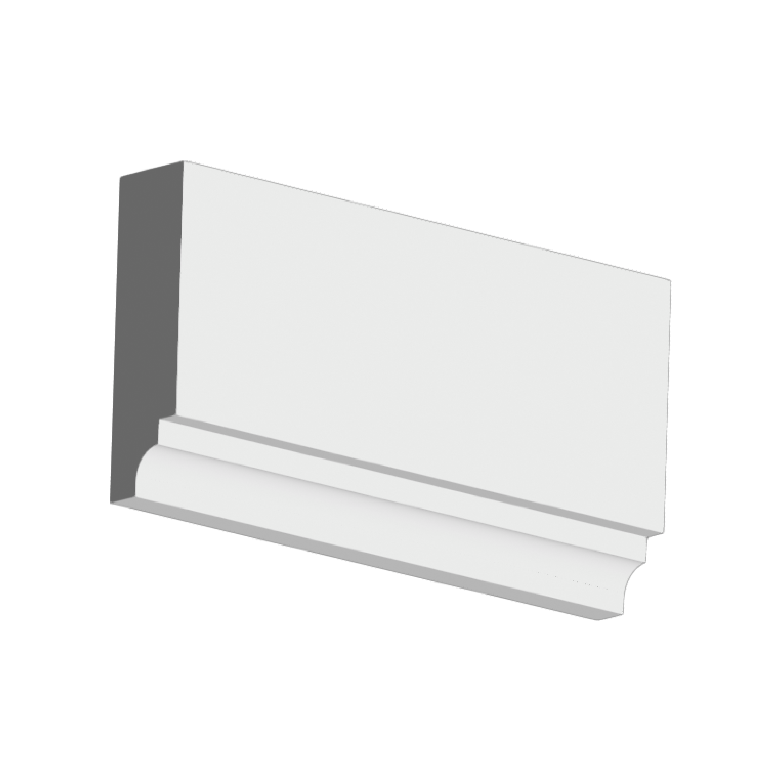 Cornice in polistirolo resinato 153 - moderno - larghezza 15cm - immagine 2