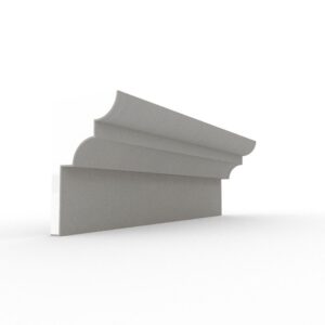 Cornicione in polistirolo resinato 4 - moderno - larghezza 25 cm
