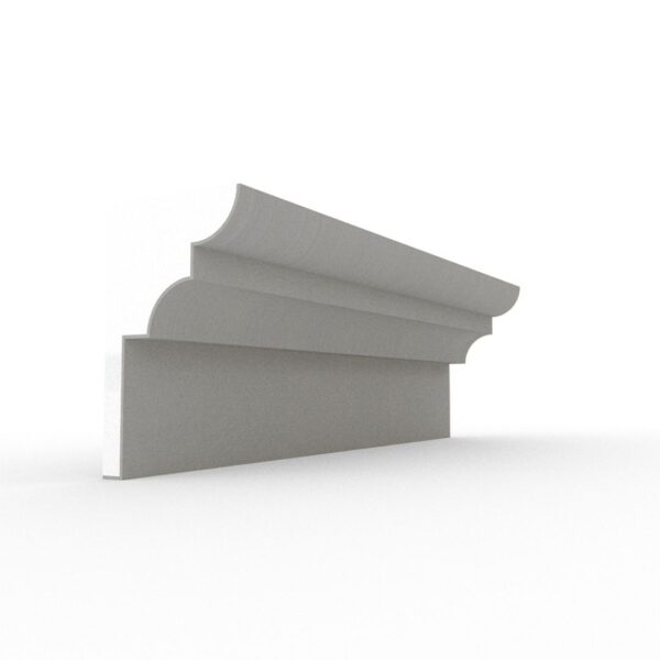 Cornicione in polistirolo resinato 4 - moderno - larghezza 25 cm