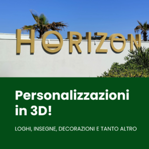 Insegna, logo 3D (personalizzato)